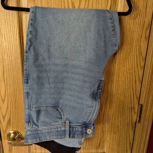 Lularoe Azure Size 38 Cropped Kick Flare Denim